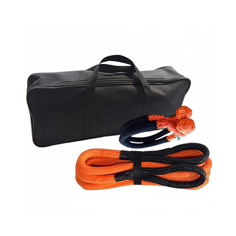 Heavy-Duty 22Mm X 9M Tow Rope With 12T Trailer Shackles & Streamers For Atv, Jeep, Utv, Tractor - I For Emergency Offroad Towing 313101481402