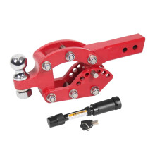 Heavy-Duty Adjustable Manganese Steel Trailer Arm Hook & Ball Towing System