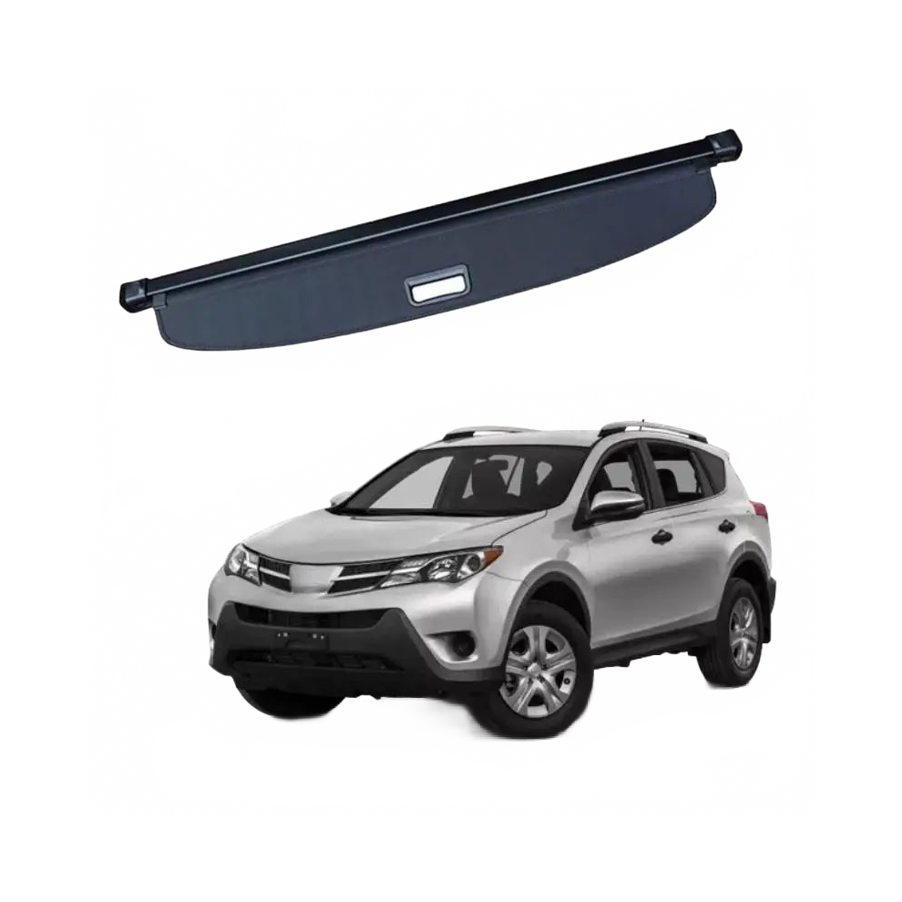 Toyota Rav4 2014 Canvas Retractable Cargo Cover For Rear Trunk Shade Black 744759018465