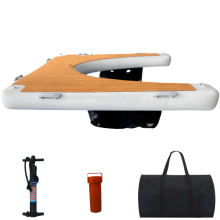U-Shaped Inflatable Jet Ski Dock - Easy Installation & Superior Stability for Secure Jet Ski Storage