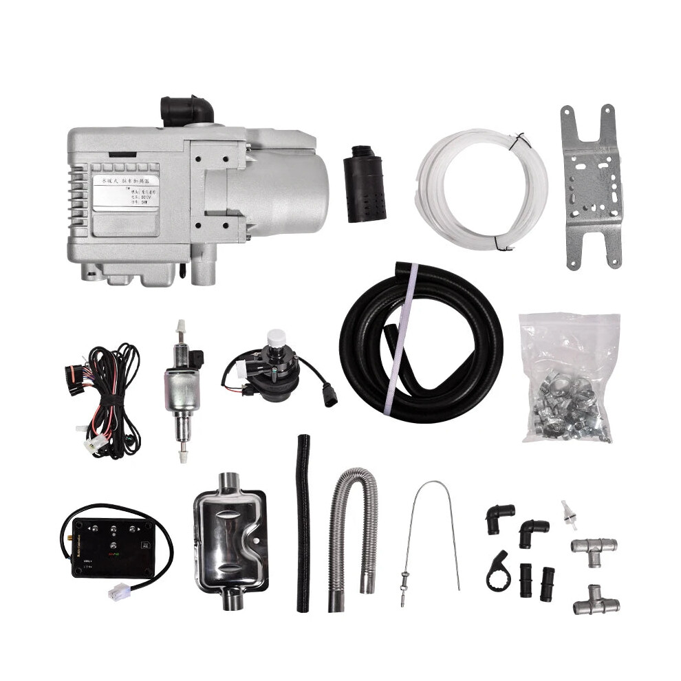 Dual Mode 12V 5Kw Gasoline & Diesel Air/Water Heater With Remote Lcd For Trucks 705353295164