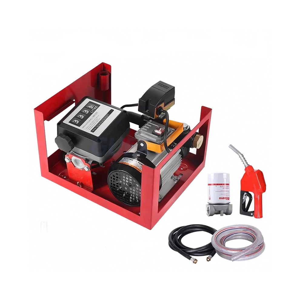 Compact Diesel Fuel Transfer Pump With Automatic Refueling Gun For Vehicle Maintenance 711181347463