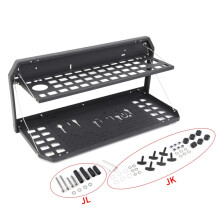 Foldable Jeep JK/JL Rear Rack Tailgate Table & Trunk Organizer