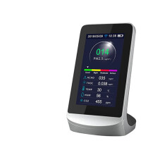 Multifunctional CO2 Sensor: Digital Temperature & Humidity Tester with Air Quality Monitor for Carbon Dioxide, TVOC, and HCHO Detection