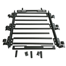 Langleger Aluminium - Dachgepäckträger mit Lichthalter für den Suzuki Jimny 2019 - Offroad - Gepäcklösung