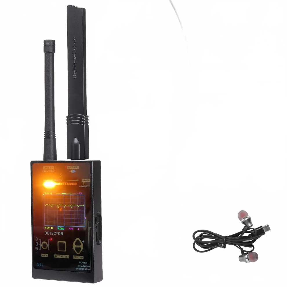 X11 Advanced Anti-Spy Camera & Gps Tracker Detector - Rf Signal Scanner For 2G/3G/4G/5G & Listening Device Finder 7445024737786