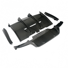 Premium Carbon Fiber PSM Style Rear Diffuser for BMW 6 Series M6 (F06/F12/F13) M Sport 2012-2014 - Custom Fit Body Kit Accessory