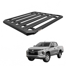 San Hima Schwarze Aluminium - Dachgepäckträgerplattform für Mitsubishi Triton MR 2014 - Vielseitige Autogepäcklösung