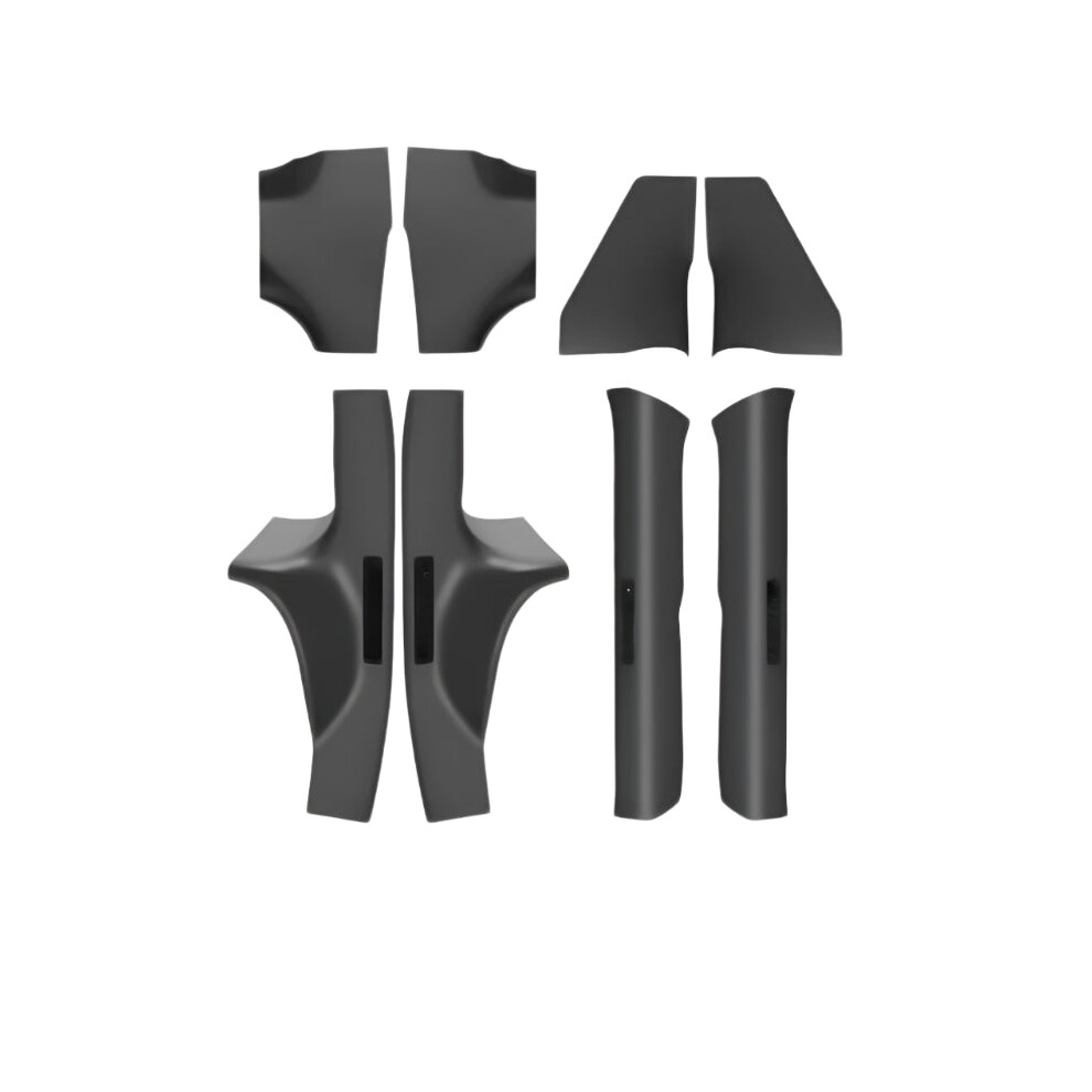 Tesla Model 3 Highland 2024 Carbon Fiber Door Sill Guards - Front & Rear Inner Threshold Protection Accessories 711181974669