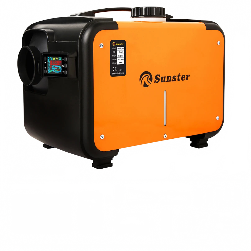 Sunster 8Kw Diesel Air Heater With Remote & Lcd Switch For Car, Trailer, Truck - 12V/24V Auto Heater 313041264271