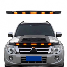 Aangepaste motorkapbeschermer en motorkapbeschermers voor Pajero/Montero V97 (2006-2015) - Exterieur sierstripaccessoire