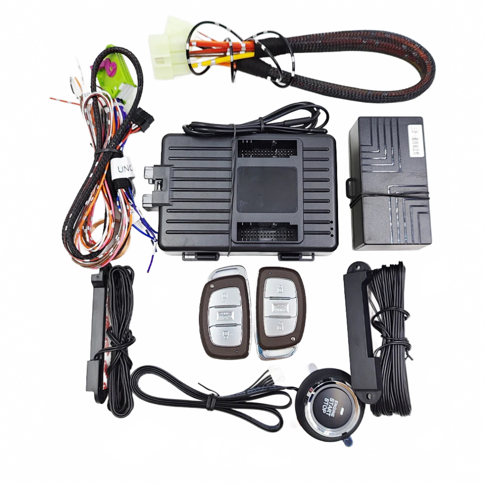 Universal Keyless Go Engine Push Button Start/Stop & Remote Starter For Hyundai Cars 744759750853
