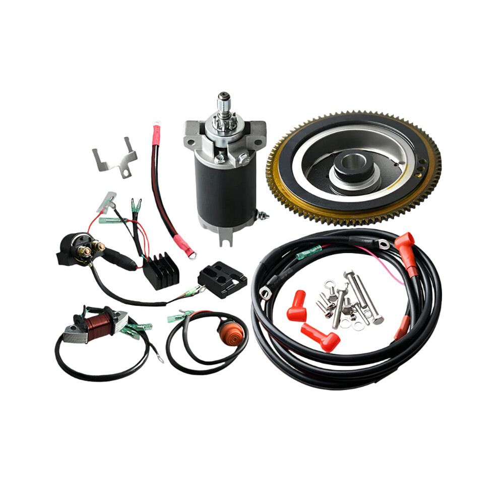 Yamaha T40 2-Stroke 40Hp Electric Start Conversion Kit - Model 66T Starter Motor Set 7445002995993