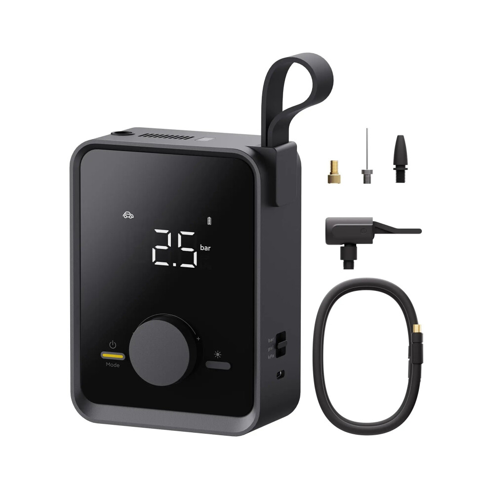 Pro Portable Electric Tire Inflator With Digital Pressure Gauge - 120Psi Cordless Air Pump For Car Tires & 12V Moto 313039219269