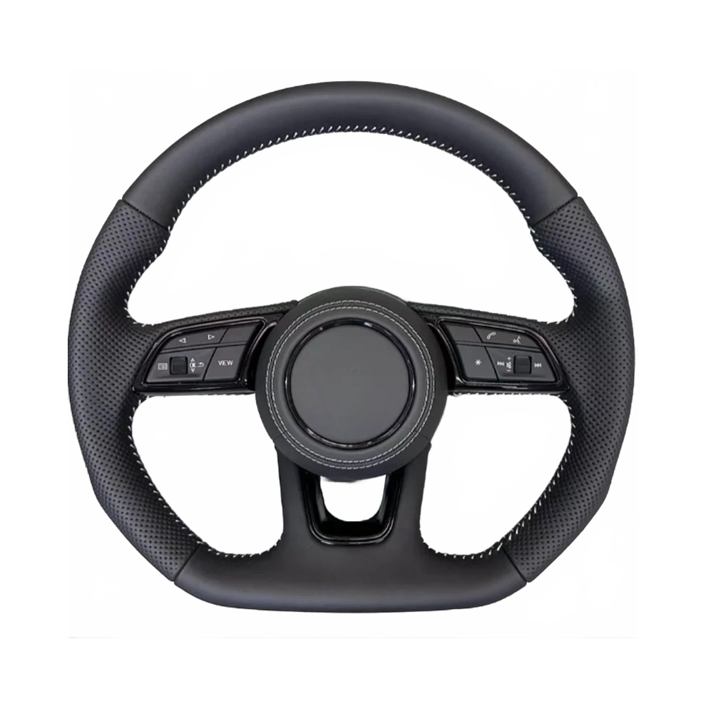 Audi Sport Series Flat Bottom Steering Wheel Assembly For A1, A4, A5, A6, A7, A8, S8, Q3, Q5, Q7, Tt, R8 Models 7445052956937