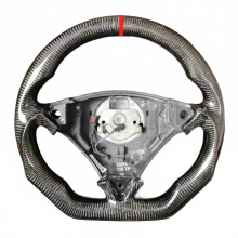 Premium Custom Carbon Fiber Leather Steering Wheel for Porsche Cayenne Turbo GTS