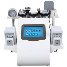 9-in-1 Ultrasonic Cavitation Machine for Face Lifting & Body Shaping - Vacuum, Laser, RF, 40k Cavi Lipo Slimming