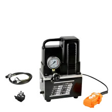 1200W Electric Hydraulic Pump with Visual Oil Window & Manual Foot Switch