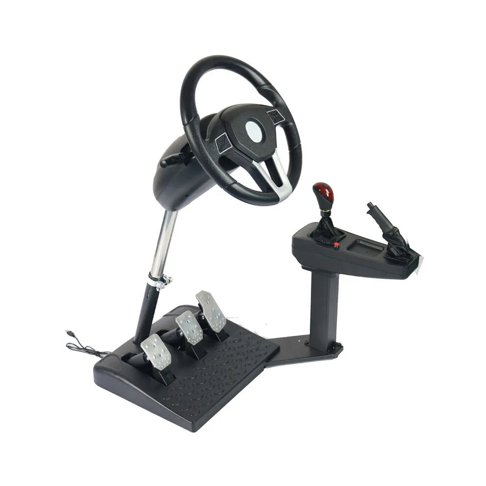 Ultimate Racing Simulator: Realistic Steering Wheel For Car, Truck, And Aircraft Training & Gaming 313051388301