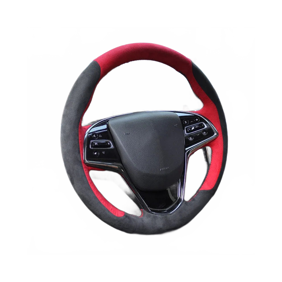 Luxurious Alcantara Steering Wheel Cover For Cadillac Ats 2013-2015 & Cts 2014-2016 - Premium Interior Accessory 7445034156171