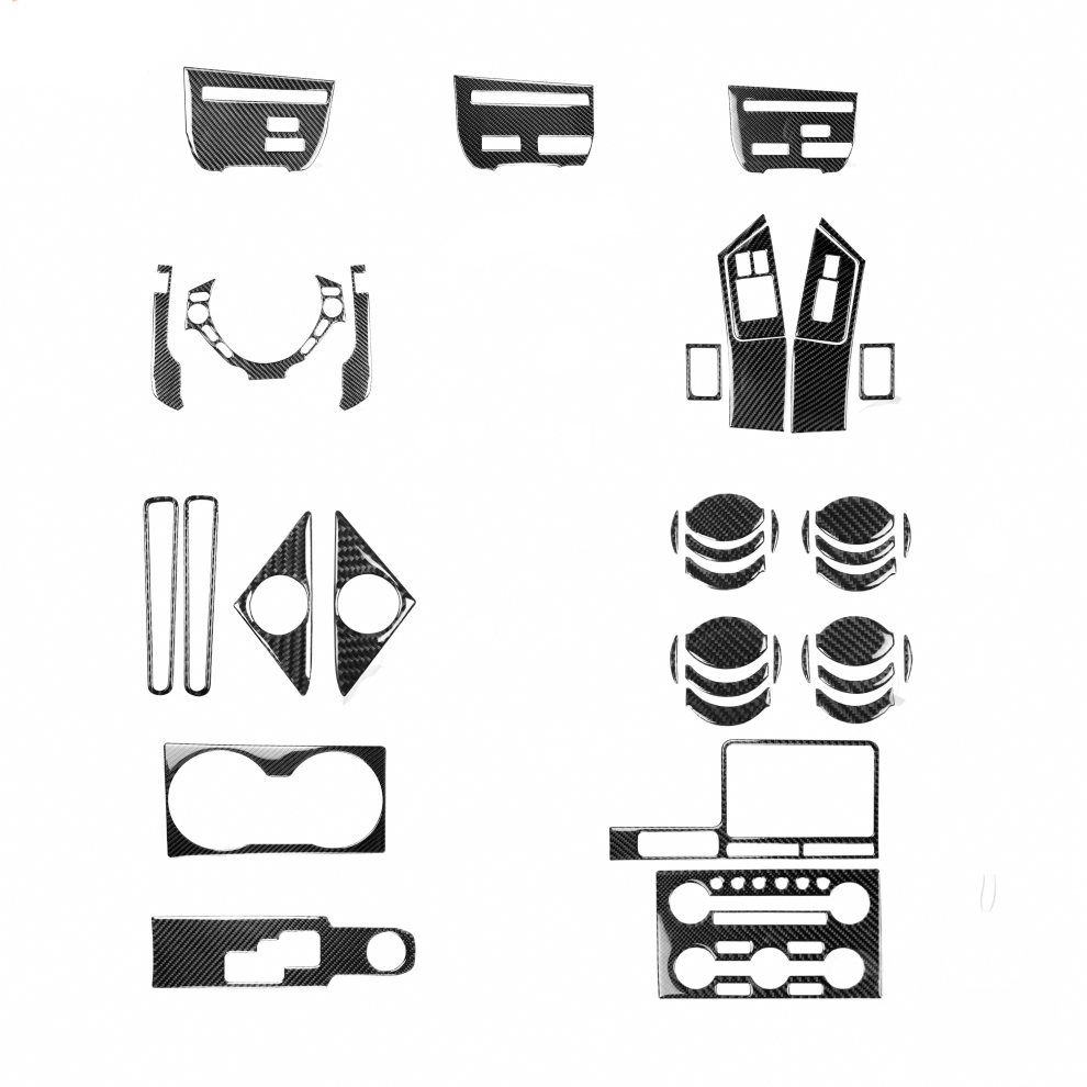 Nissan Gtr R35 (2008-2016) Real Carbon Fiber Interior Sticker Set 7445048595546