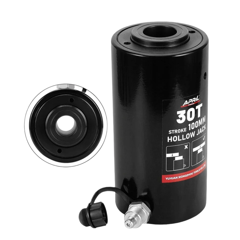 30-Ton 100Mm Hydraulic Hollow Plunger Jack & Cylinder (Rch 30100) 313045195106