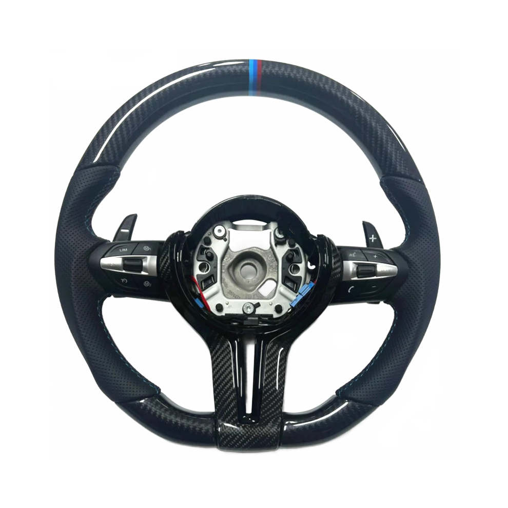 Premium Custom Carbon Fiber Steering Wheel For Bmw F-Series: F20, F30, F32, F33, F34, F10, F15, F16, F25, F26, F01, F02, F80, F82, F87, F07 304622822270