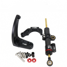 Premium koolstofvezel schokbeugel-kit voor verbeterde stuurstabiliteit op Dualtron Thunder II, Compact Thunder, Victor en Dualtron 3 III ele