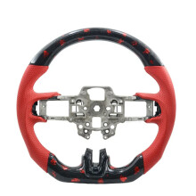 Custom Carbon Fiber Leather Sport Steering Wheels for Ford Mustang (2018-2022) - Premium Interior Accessories