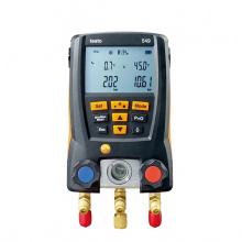 Testo 549 Digitale Koelmiddel Manifold Kit met LCD-scherm - HVAC Drukmetersysteem