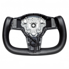 Carbar 350mm Yoke Stuurwiel voor Tesla Model 3 & Y - RWD (2018-2023) - Kostenbesparend ontwerp zonder voorafdekking