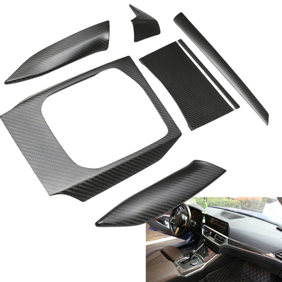 Bmw 3 Series G20/G21 2020 Carbon Fiber Gear Panel Cover Trim - Center Console Sticker Frame 313056686624