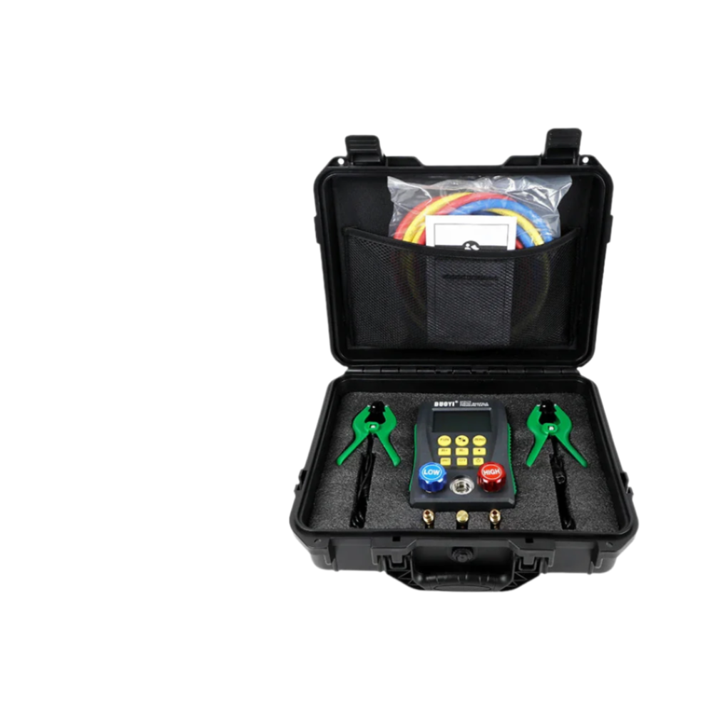 Duoyi Dy517a Digital Hvac Manifold Gauge Set For R410a - Refrigeration Pressure, Freon Manometer & Temperature Tester 313023554567