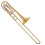 Premium Gold Lacquer Tenor Trombone with Precision Tuning Slide 1