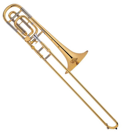 Premium Gold Lacquer Tenor Trombone with Precision Tuning Slide