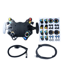 Ultiem SimRacing stuur voor PC met bedieningsknoppen en schakelpeddels - Compatibel met Logitech G29/G27