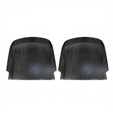 Dry Carbon Fiber Seat Back Cover Trims for Mercedes-Benz CLA200, A-Class, GLA, and B-Class