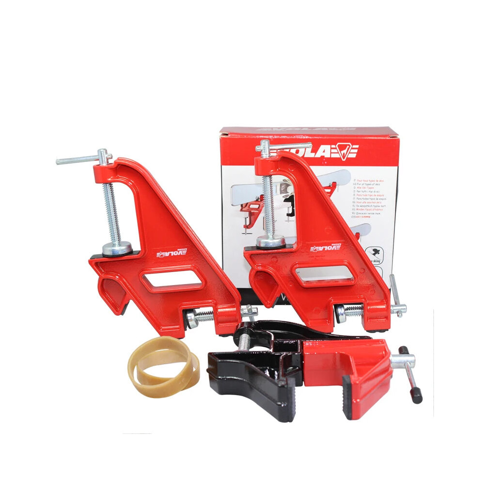 Vola Alpine Ski Jaws Vise: Compact Solution For Race And Home Waxing, Tuning, And Edging 7445001213289