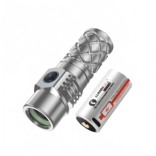 Ultra - Durable Titanium LEP Taschenlampe mit 18350 Akku - Unterstützung - 700 m Reichweite EDC Taschenlampe für Outdoor - Abenteuer