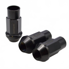 JNTI Titanium M12x1, 5x45 mm Kegelbett offene Endkappe Radfelgenmutter Schraube