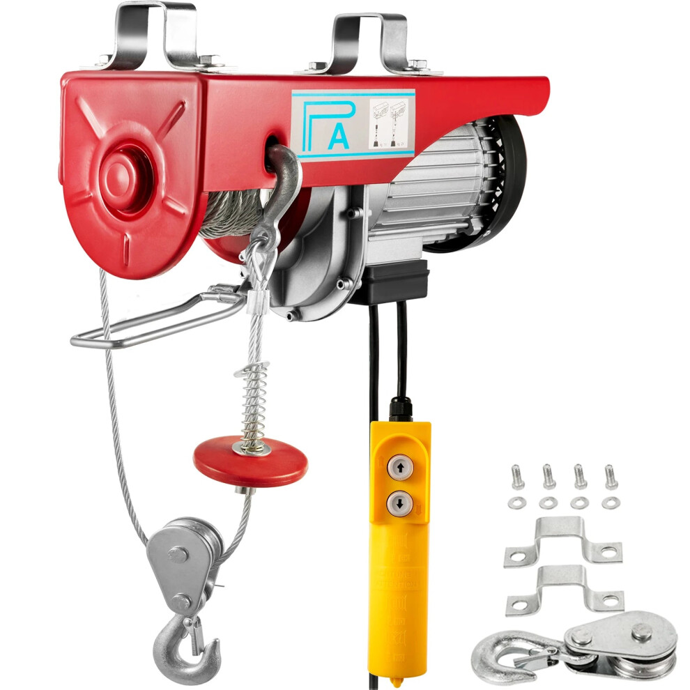 Portable Electric Hoist Winch - 200Kg To 900Kg Capacity, Ceiling Mount, Steel Wire Motor For Lifting And Overhead Garage Use 313095760705