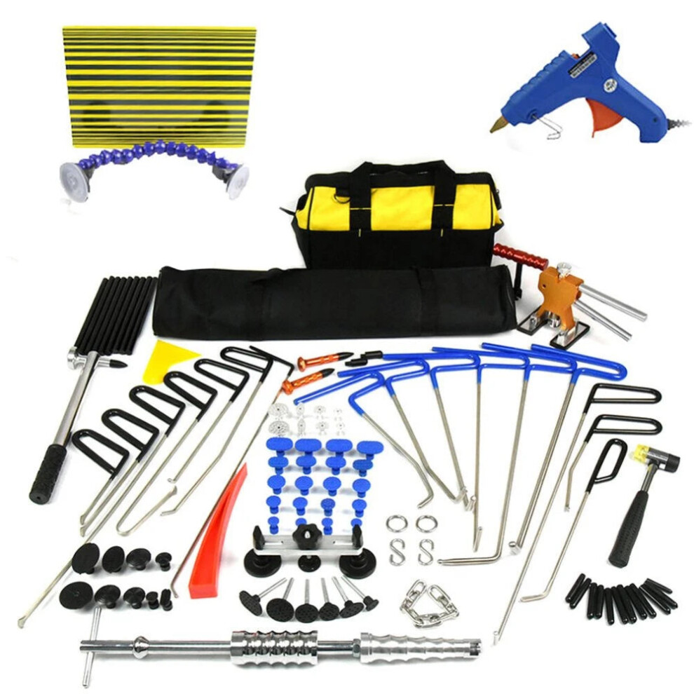 Ultimate Paintless Dent Repair Kit: Comprehensive Dent Puller Rods & Hooks For Auto Restoration 7445057854887