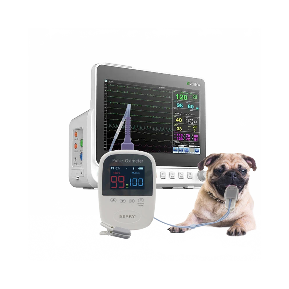 Bluetooth Handheld Veterinary Pulse Oximeter For Pets - Monitor Spo2 & Pulse Rate With Software Integration 7445035642666