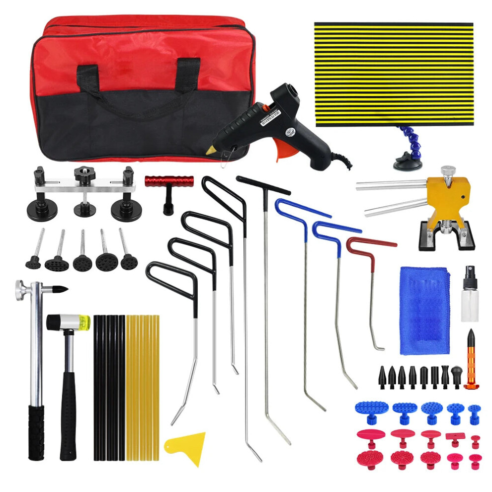 Comprehensive Paintless Dent Repair Rod Kit With Hooks For Car Dent Removal 7445030438431