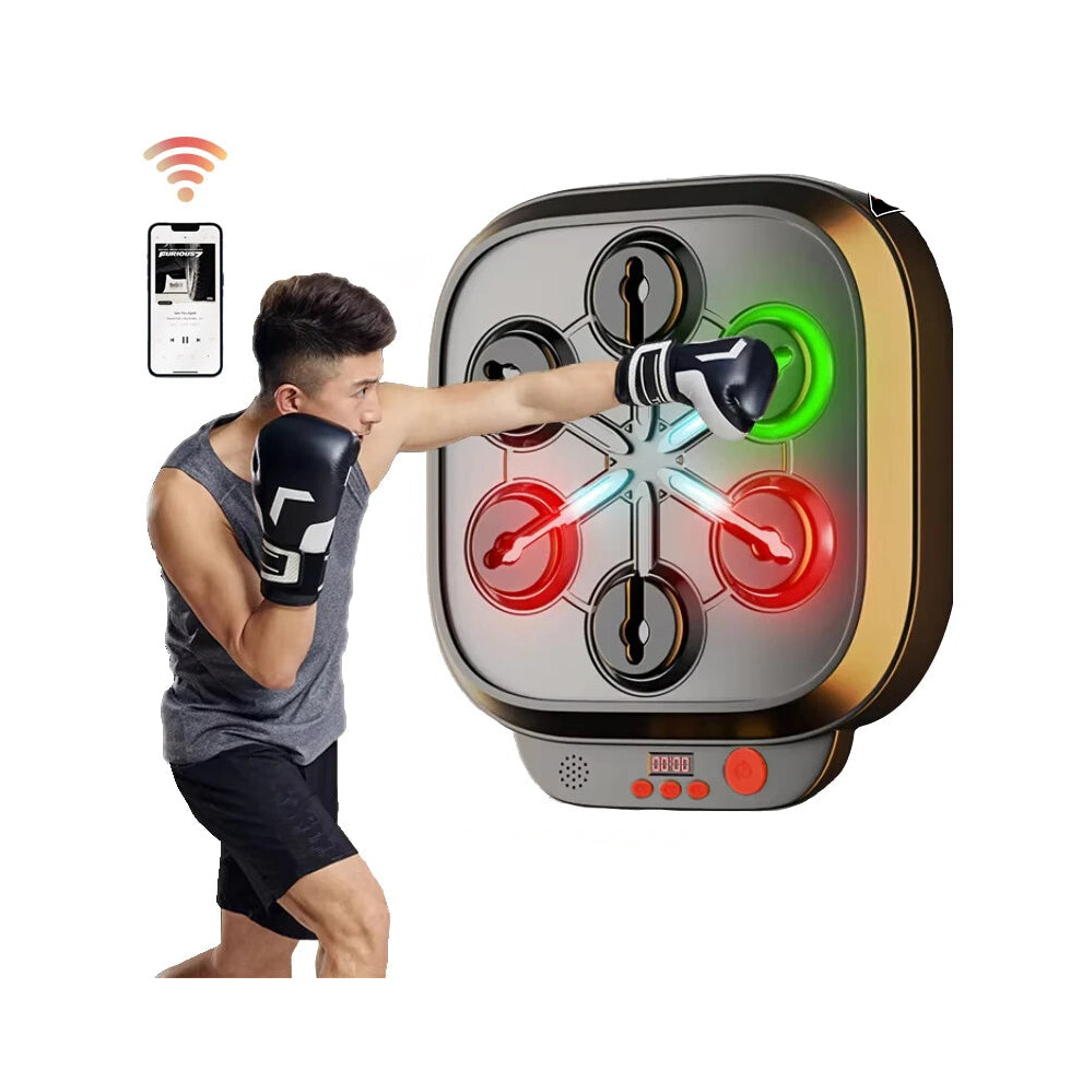Smart Bluetooth Wall-Mounted Boxing Trainer: Electronic Music-Integrated Target For Adult Exercise 313115621610