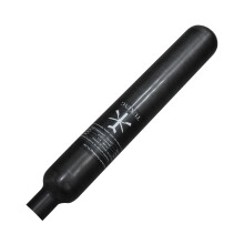 High-Pressure 4500psi Carbon Fiber Scuba Air Cylinder - 0.7L HPA Diving Tank with M18x1.5 Valve, 300Bar/30MPa