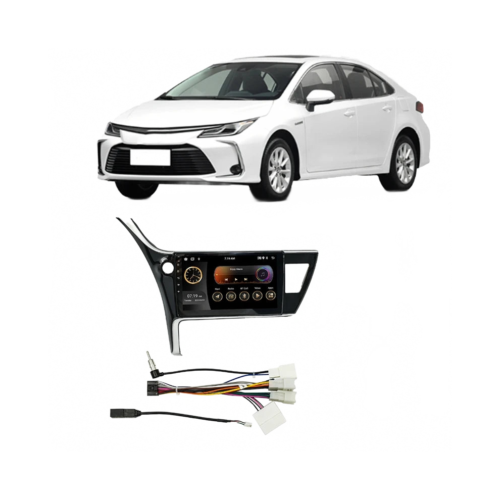 Toyota Corolla 2017-2018 Wireless Carplay & Android Auto Mp5 Player With Gps Navigation Display Screen, 2Gb+32Gb Car Radio 313034761718