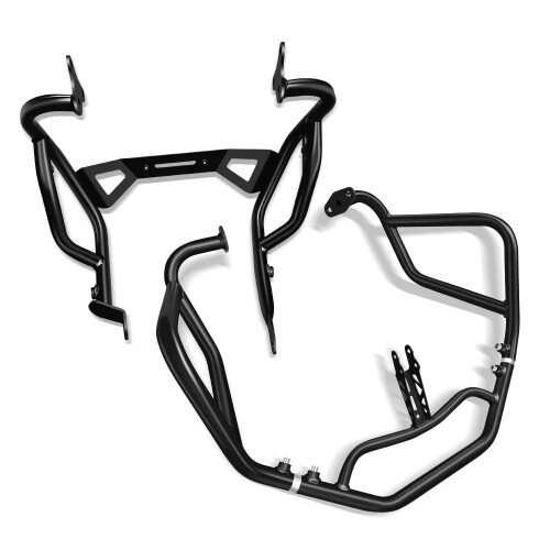 XL750 Transalp 23/24 Motorcycle Crash Bar Set - Upper & Lower Engine Protector Fairing Frame