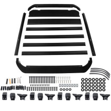 Durable Aluminum Roof Rack Luggage Carrier for Jeep Wrangler JL 2018 - Maiker Accessories