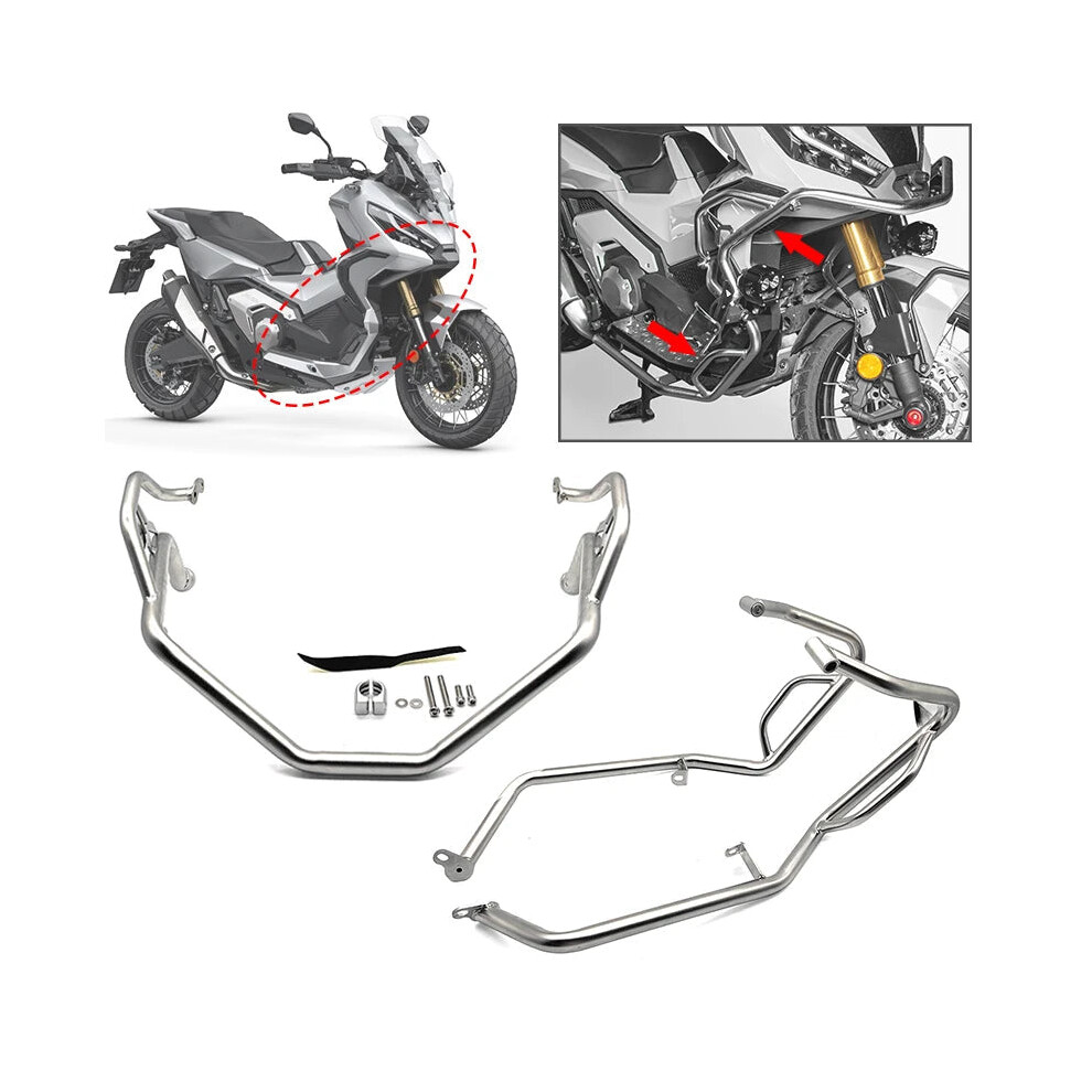 Honda X-Adv 750 Motorcycle Bumper Guard Crash Bar Engine Protector (2021-2024) 726084683037